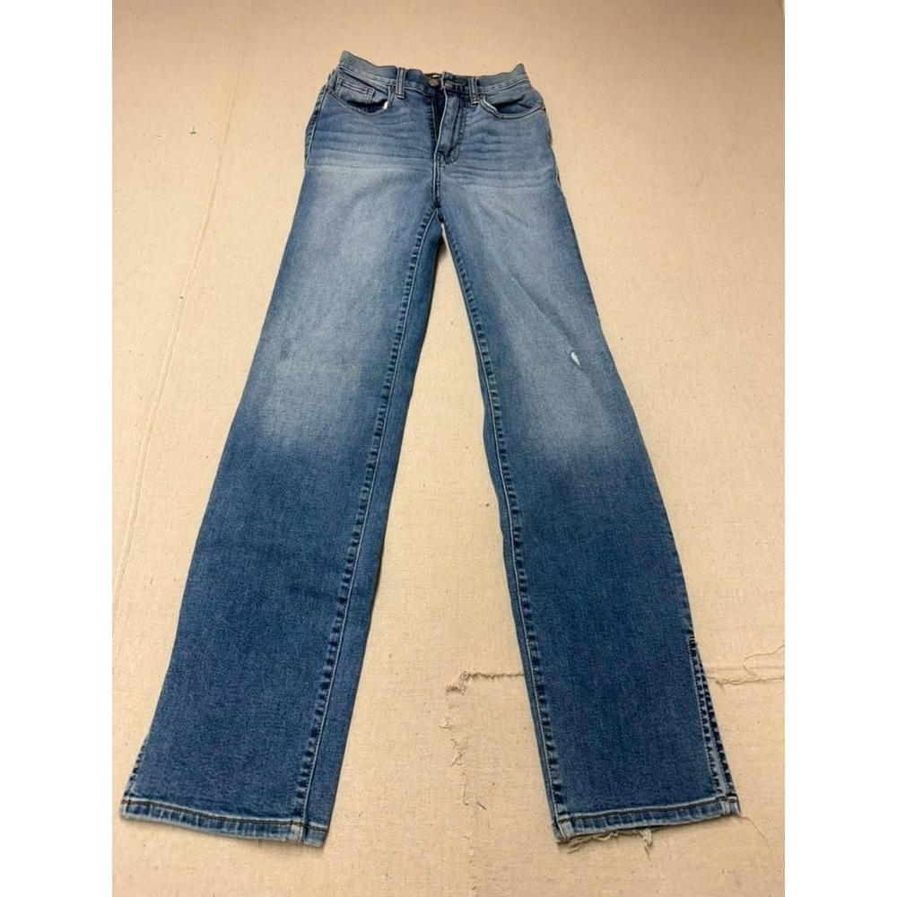 Fashion Nova Women's Size 1 High Rise Flare Jeans Medium Wash Blue [A58]